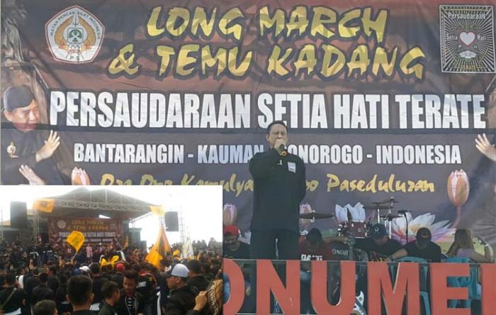 Ribuan Pendekar Ikuti Long March dan Temu Kadang PSHT Ranting Kauman