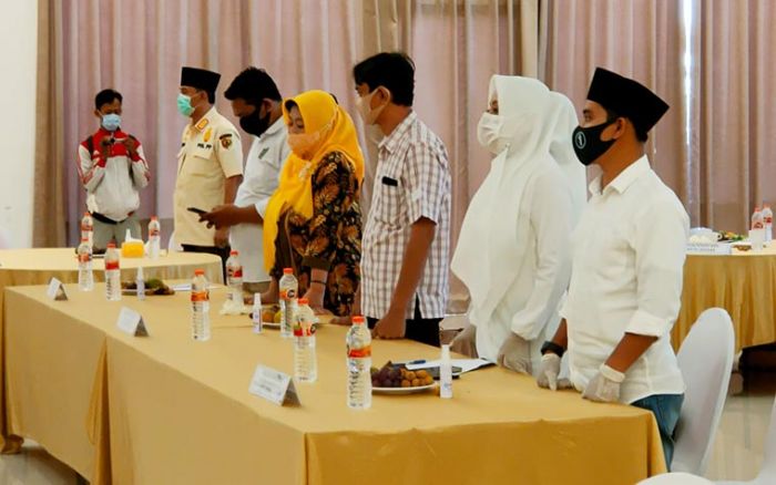 Rapat Koordinasi Stakeholder Bawaslu Mojokerto Hanya Dihadiri Satu Paslon