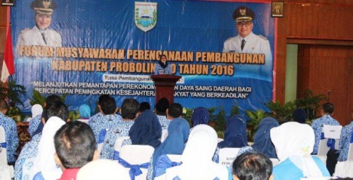 Bupati Probolinggo Buka Forum Musrenbang 2016 Bupati Probolinggo Buka Forum Musrenbang 2016
