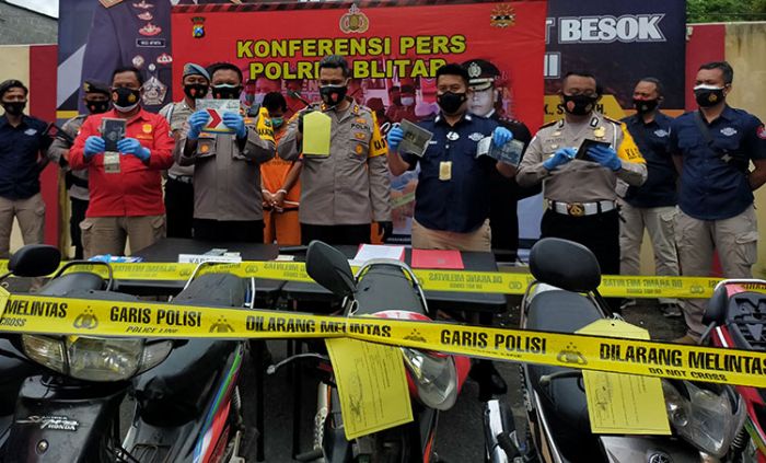 ​Bapak Anak di Blitar Kompak Jadi Maling Motor