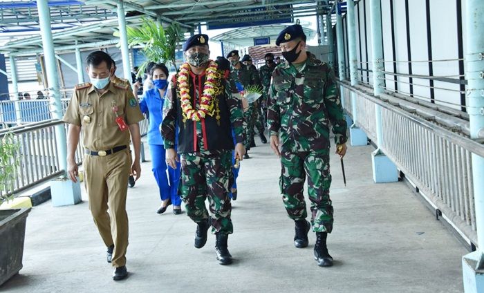 Gunakan KAL Bunyu, Danlantamal XIII Kunker ke Perbatasan Kalimantan Utara