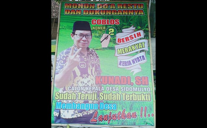 Masih Diinginkan Warga, Kunadi Maju Lagi di Pilkades Sidomulyo Sidoarjo