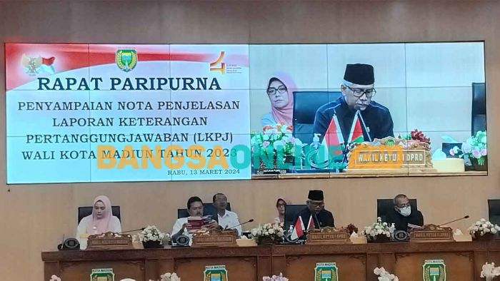 Awal Ramadan, DPRD Kota Madiun Terima LKPJ 2023