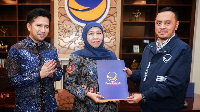 NasDem Merapat ke Khofifah-Emil, Khofifah : Kami Akan Kerja Keras Meraih Kemenangan NasDem Merapat ke Khofifah-Emil, Khofifah : Kami Akan Kerja Keras Meraih Kemenangan