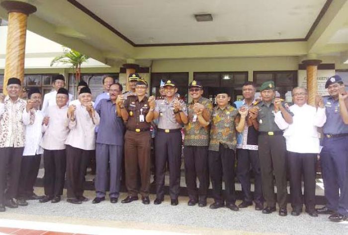 Redam Gesekan, Ormas, TNI dan Polisi di Banyuwangi Gelar Apel Kebhinekaan