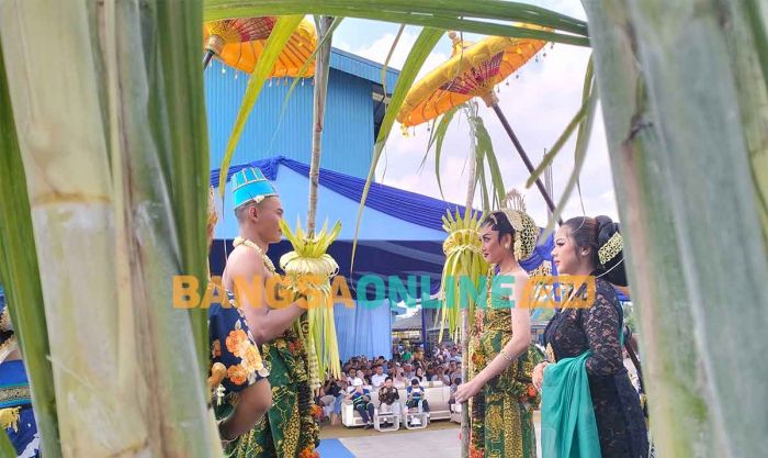 Tradisi Manten Tebu Tandai Musim Giling Pabrik Gula di Blitar Tradisi Manten Tebu Tandai Musim Giling Pabrik Gula di Blitar