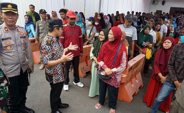 Pesan Wakil Wali Kota Pasuruan saat Operasi Pasar