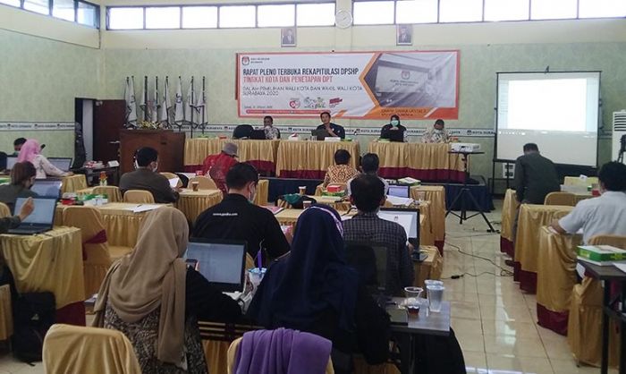 Berlangsung Panas, Rekapitulasi DPSHP dan Penetapan DPT Pilwali Surabaya Diskorsing Berlangsung Panas, Rekapitulasi DPSHP dan Penetapan DPT Pilwali Surabaya Diskorsing
