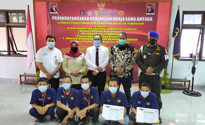 Tingkatkan Kreativitas WBP, Lapas Narkotika Pamekasan Jalin Kerja Sama dengan Sejumlah Instansi