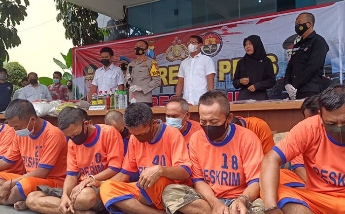 Operasi Pekat, Polres Kediri Panen Tangkapan, Amankan 273 Tersangka Operasi Pekat, Polres Kediri Panen Tangkapan, Amankan 273 Tersangka