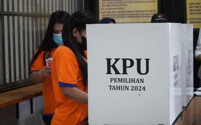 Tahanan Polrestabes Surabaya Gunakan Hak Pilih, Ivan Sugiamto Tak Terdaftar Tahanan Polrestabes Surabaya Gunakan Hak Pilih, Ivan Sugiamto Tak Terdaftar