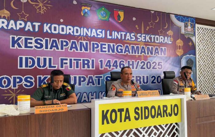 Kesiapan Pengamanan Idul Fitri 2025, Polresta Sidoarjo Gelar Rakor Lintas Sektoral Kesiapan Pengamanan Idul Fitri 2025, Polresta Sidoarjo Gelar Rakor Lintas Sektoral
