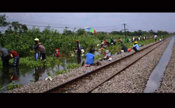 Banjir di Babat Lamongan jadi Berkah Bagi Pemancing Banjir di Babat Lamongan jadi Berkah Bagi Pemancing