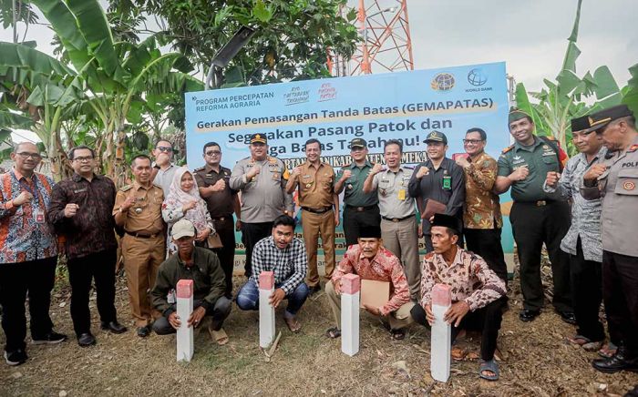 Pj Bupati Masrukin Launching Gamapatas, Pamekasan Dapat Kuota 50 Ribu Bidang