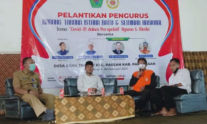 Pelantikan Karang Taruna Desa Sana Tengah Pamekasan Dirangkai Dengan Seminar Nasional