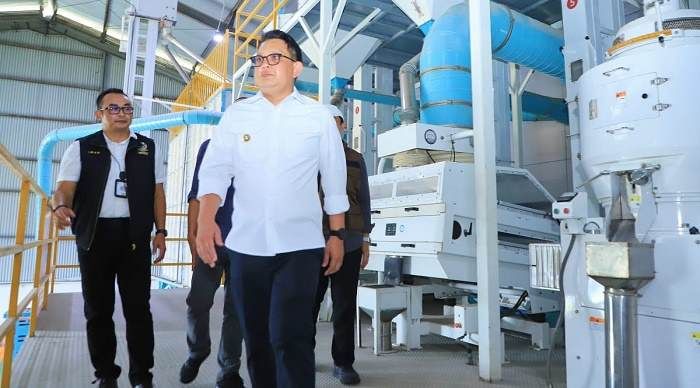 Tinjau Gudang Bulog di Sidoarjo, Pj Gubernur Adhy: Stok Beras Jatim Aman hingga 6 Bulan Tinjau Gudang Bulog di Sidoarjo, Pj Gubernur Adhy: Stok Beras Jatim Aman hingga 6 Bulan