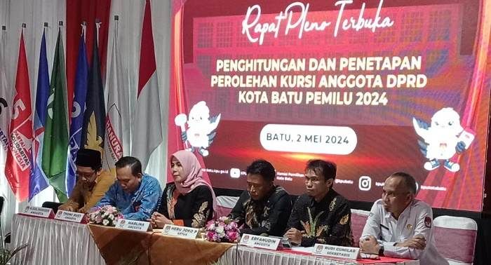 Tidak Ada Interupsi, KPU Tetapkan 30 Caleg Terpilih di DPRD Kota Batu Tidak Ada Interupsi, KPU Tetapkan 30 Caleg Terpilih di DPRD Kota Batu