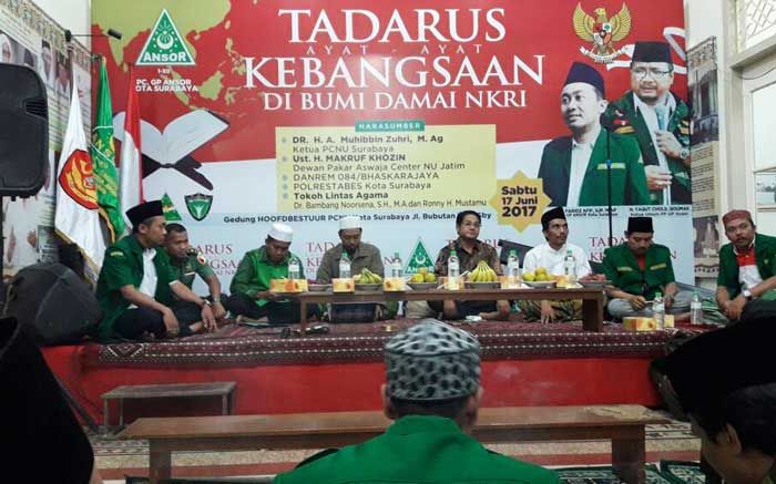 GP Ansor Surabaya Serukan Tadarus Ayat-Ayat Kebangsaan di Bumi Damai NKRI GP Ansor Surabaya Serukan Tadarus Ayat-Ayat Kebangsaan di Bumi Damai NKRI