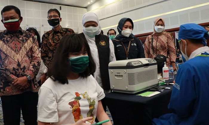 Bank Jatim Bantu Pemerintah Percepat Vaksinasi