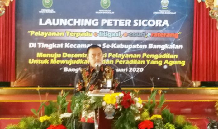 Mudahkan Pelayanan, Pengadilan Negeri Bangkalan Launching Aplikasi Peter Sicora Mudahkan Pelayanan, Pengadilan Negeri Bangkalan Launching Aplikasi Peter Sicora