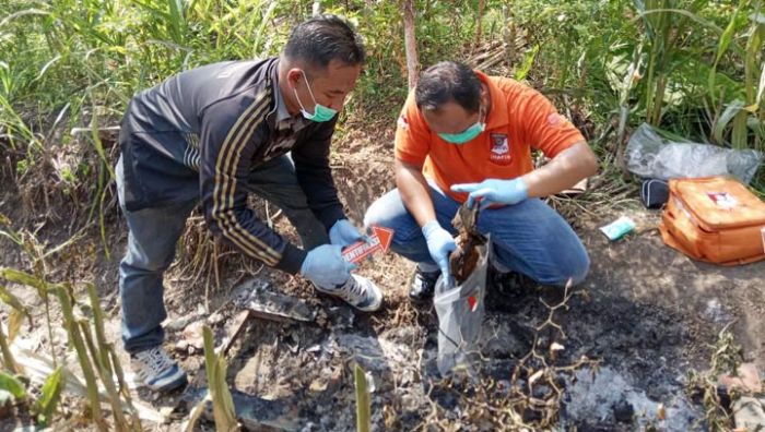 Dua Pelaku Pembunuhan Sekaligus Pembakar Mayat di Dawarblandong Diringkus