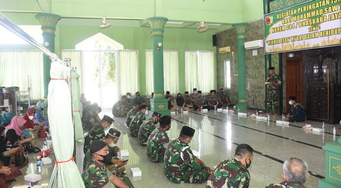 Korem 084/BJ Gelar Peringatan Isra Mikraj 1443 H Korem 084/BJ Gelar Peringatan Isra Mikraj 1443 H