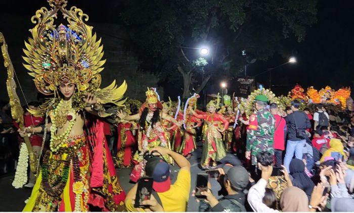 Kediri Nite Carnival 2023, Kontingen GG Usung Tema Romansa Rama dan Shinta