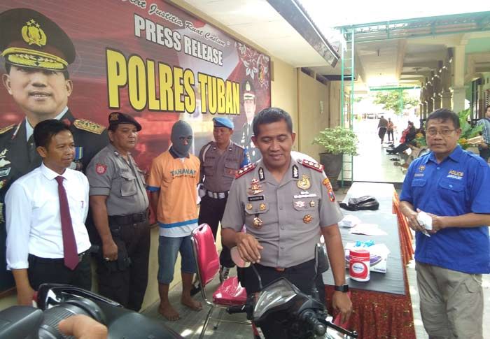 Jambret Lintas Pantura Berhasil Diringkus Polres Tuban