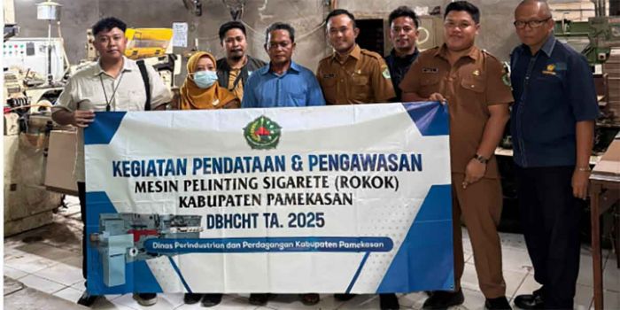 Disperindag Pamekasan Temukan 121 Mesin Rokok Ilegal
