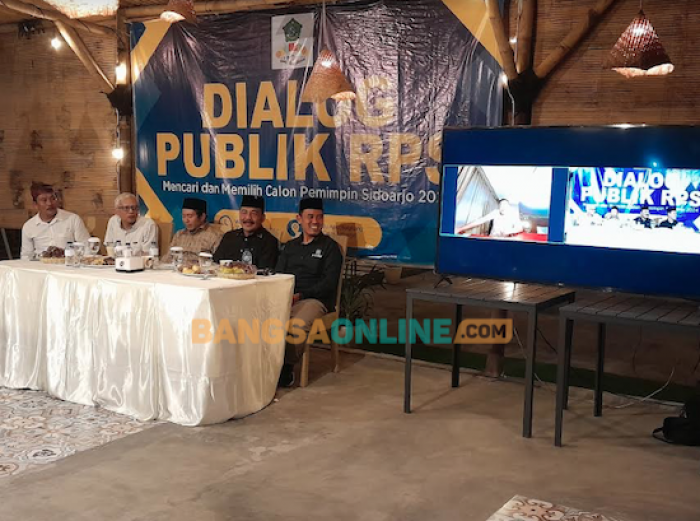 Dialog RPS Jilid V, Tiga Parpol Ungkap Kriteria Calon Pemimpin Sidoarjo 2024 Dialog RPS Jilid V, Tiga Parpol Ungkap Kriteria Calon Pemimpin Sidoarjo 2024