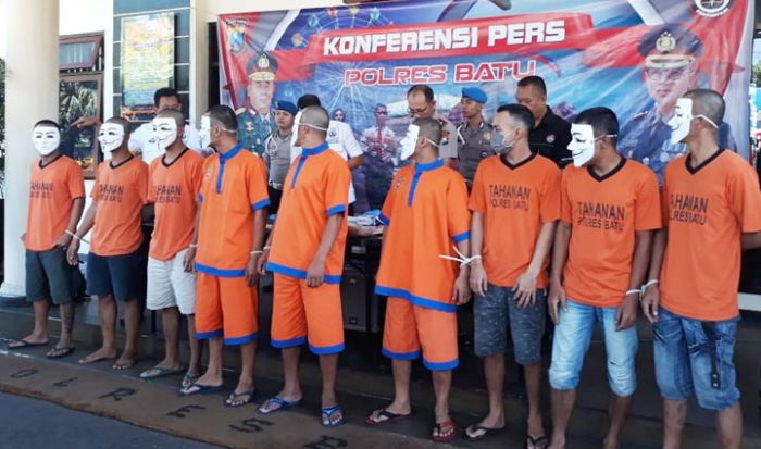 2 Bulan, Satreskoba Ringkus 9 Tersangka Pengedar Narkoba 2 Bulan, Satreskoba Ringkus 9 Tersangka Pengedar Narkoba