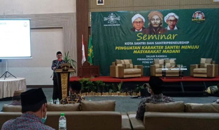 ​Dihadiri Gus Ipul, PCNU Kota Pasuruan Gelar Seminar Kota Santri