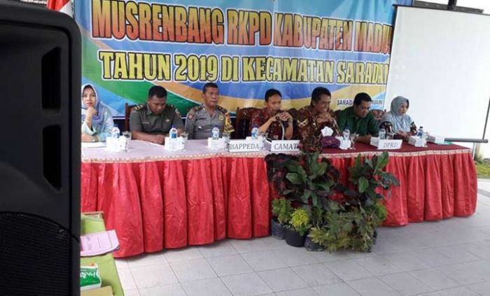 Kecamatan Saradan Gelar Musrenbang