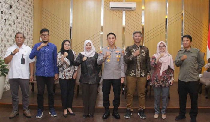 Demi Pemilu Aman dan Kondusif, KPU Sowan ke Polres Kediri Kota Demi Pemilu Aman dan Kondusif, KPU Sowan ke Polres Kediri Kota