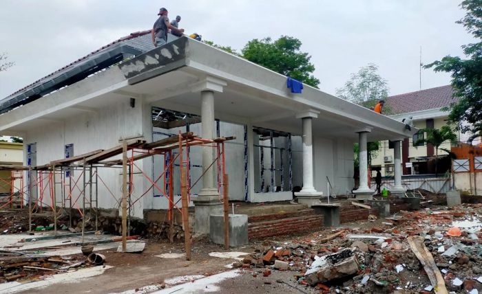 Pembangunan Gedung PMI Kabupaten Pasuruan Dikebut Pembangunan Gedung PMI Kabupaten Pasuruan Dikebut