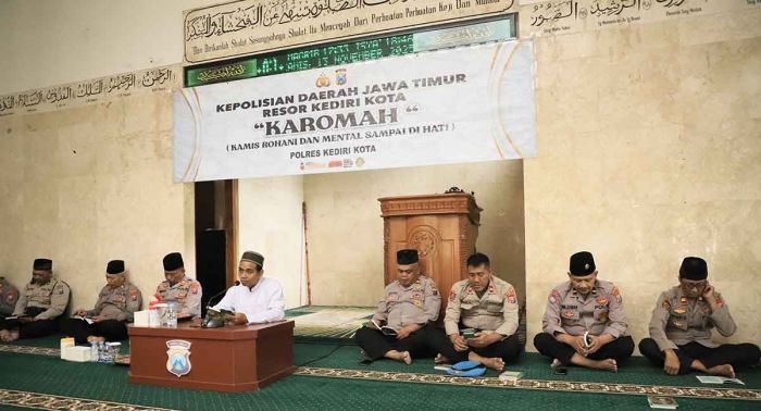 Karomah Polres Kediri Kota: Pembinaan Rohani untuk Perkuat Mental dan Pelayanan Presisi