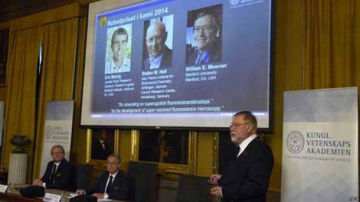 Nobel Kimia 2014 untuk Keberhasilan Menembus "Batas Difraksi" Nobel Kimia 2014 untuk Keberhasilan Menembus "Batas Difraksi"