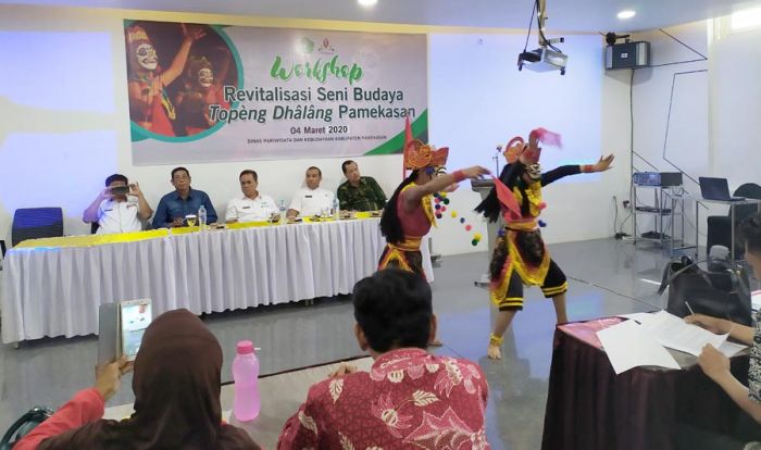 Disparibud Pamekasan Gelar Workshop Revitalisasi Seni Budaya Topeng Dhalang