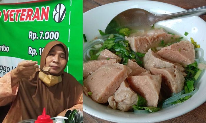 Kulineran Gak Harus Mahal, di Sidoarjo Bakso Veteran Rp 7 Ribu Maknyusss