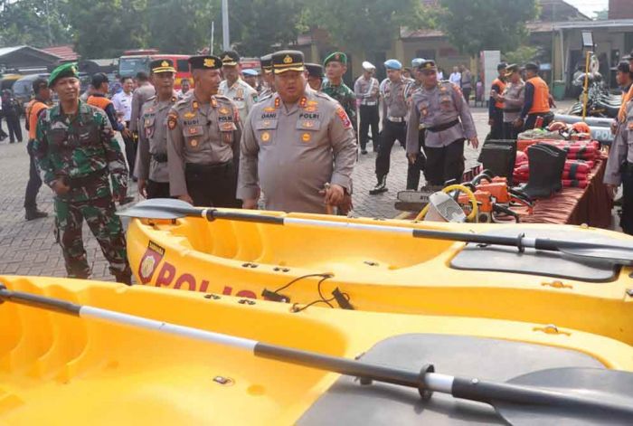 Kapolres Pasuruan Pimpin Apel Siaga Darurat Bencana, Pastikan Keselamatan Anak hingga Disabilitas