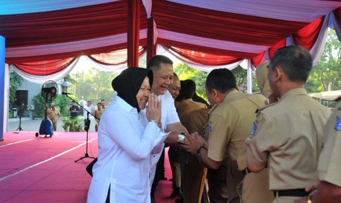 Awali Hari Pertama Kerja, Wali Kota Risma dan Wawali Whisnu Gelar Halal Bihalal Awali Hari Pertama Kerja, Wali Kota Risma dan Wawali Whisnu Gelar Halal Bihalal