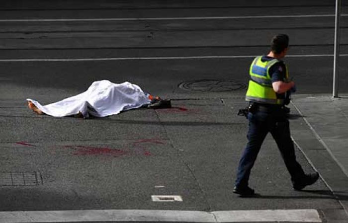 ​Sore Tadi, Teroris ISIS asal Somalia Ledakkan Mobil, Lalu Tusuk Wajah Warga Melbourne sampai Mati