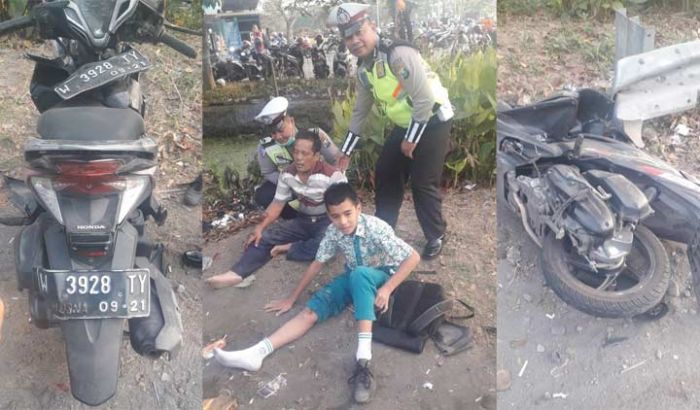 Kabur Usai Nabrak, Bapak-Anak ini Akhirnya Kabur Usai Nabrak, Bapak-Anak ini Akhirnya