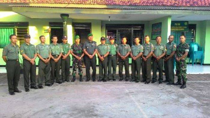 Kasdim Bangkalan Kunker ke Koramil Tragah Kasdim Bangkalan Kunker ke Koramil Tragah