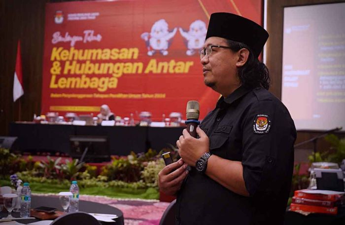 Anggota KPU Jatim Sebut Peningkatan Partisipasi Masyarakat saat Pemilu Jadi Tanggung Jawab Bersama Anggota KPU Jatim Sebut Peningkatan Partisipasi Masyarakat saat Pemilu Jadi Tanggung Jawab Bersama