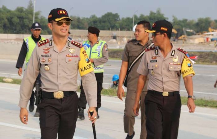 Kapolres Ngawi Sidak Pos Pelayanan Rest Area di Ruas Tol