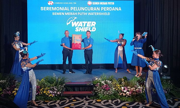 Selain di Jakarta, PT Cemindo Gemilang Launching Semen Merah Putih Watershield di Surabaya