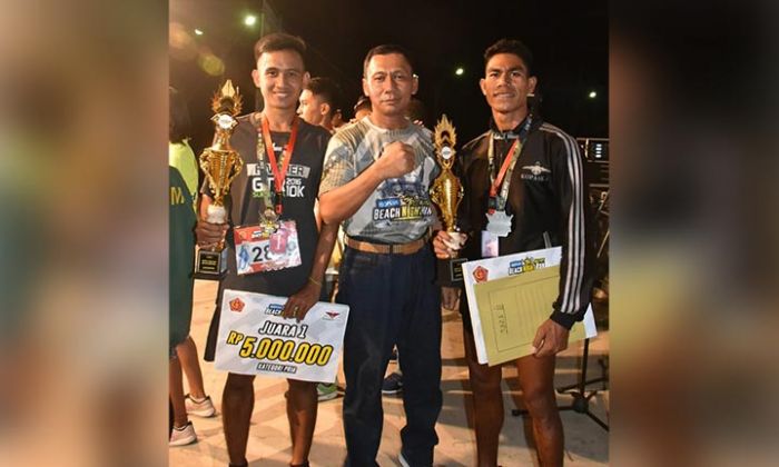 Prajurit Koarmada II Raih Juara di Ajang Military Beach Night Run 2019