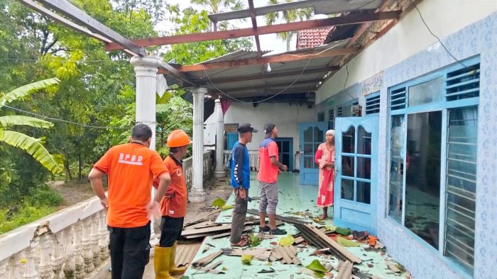 Ratusan Bangunan di 3 Kecamatan Wilayah Sumenep Rusak Akibat Puting Beliung