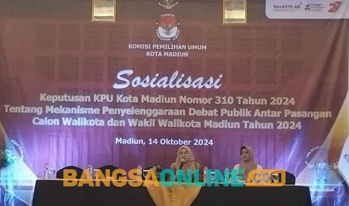KPU Kota Madiun Sosialisasikan Aturan Main saat Debat Publik KPU Kota Madiun Sosialisasikan Aturan Main saat Debat Publik